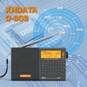 XHDATA D-808 AM/FW/MW Full Band Radio Receiver