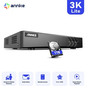 ANNKE 3K 5MP Lite 8CH HD Video Surveillance DVR