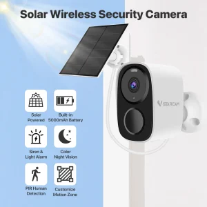 Vstarcam 2K Solar Security Cameras Wireless