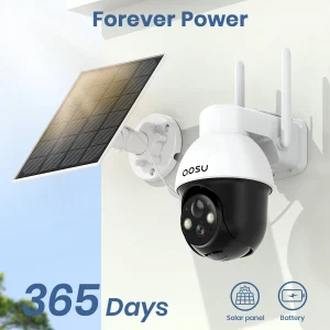 AOSU 3MP PTZ Solar Security Camera