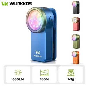 Wurkkos HD03 Clip Pocket Flashlight Spotlight/Floodlight
